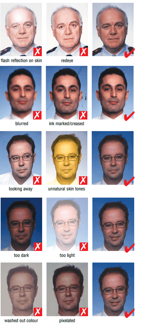 guidelines for visa photo quality
