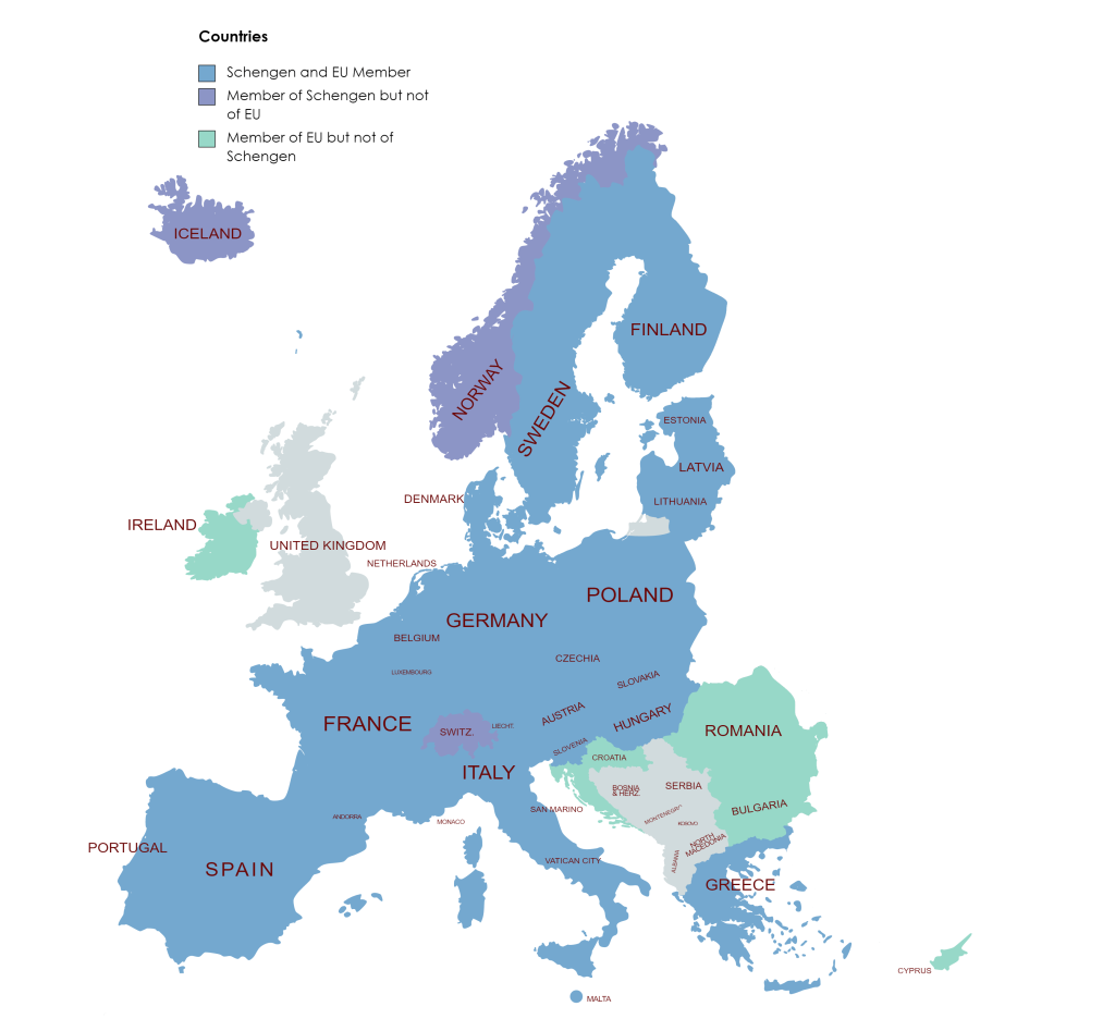 schengen area countries 2021